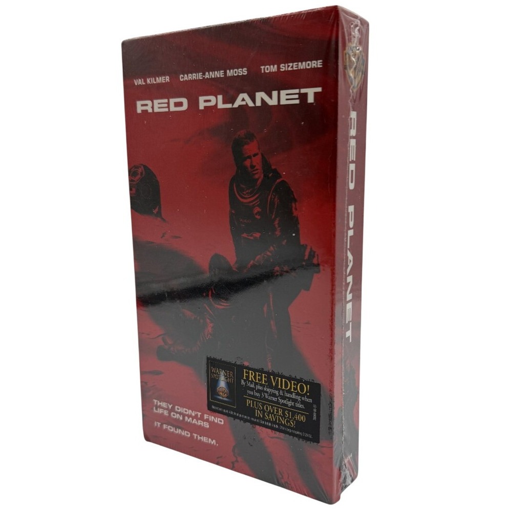 Red Planet VHS 2000 Sci-Fi Movie Val Kilmer Warner Home Video New Sealed
